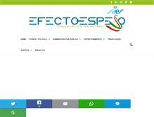 Tablet Screenshot of efectoespejo.com